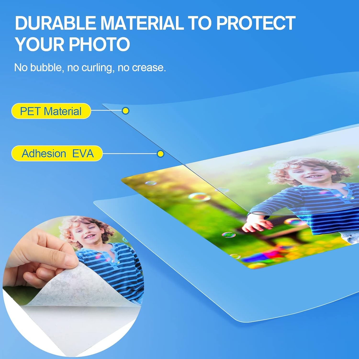 image:imageKTRIO 100 Pack Thermal Laminating Pouches 5x7Photo Laminating Sheets 5 Mil Thick Laminate Sheets for Laminator 53 x 74 inch Clear Lamination Paper Protection Round Corner Home amp Office amp School2 x 35