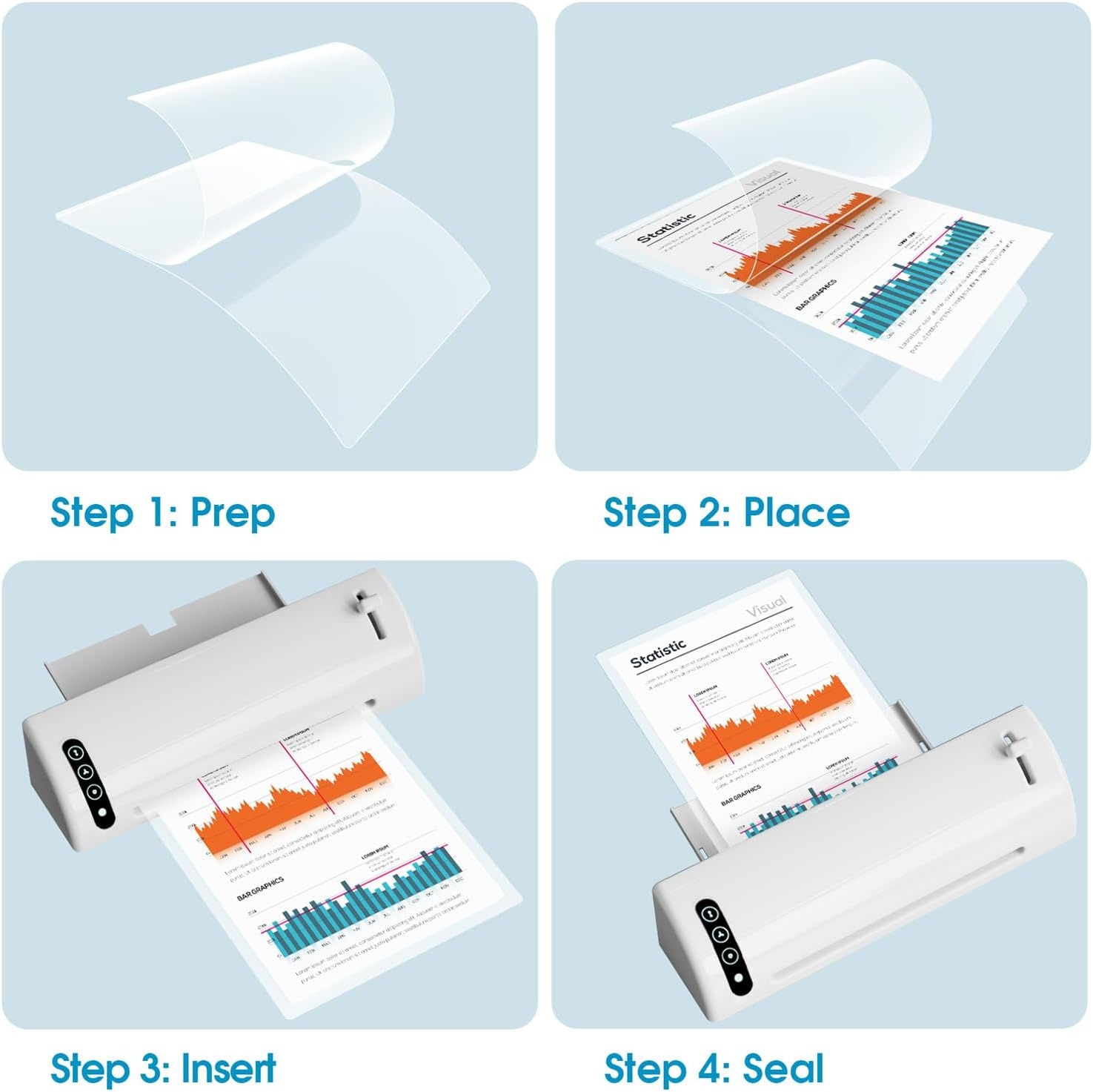 image:imageKTRIO 25 Pack Laminating Sheets 5 Mil Laminating Pouches for 11x17 Paper Actual 115 x 175 Thermal Laminate Sheets for Laminator Large Clear Lamination Paper for Documents Office School Home100 Pack