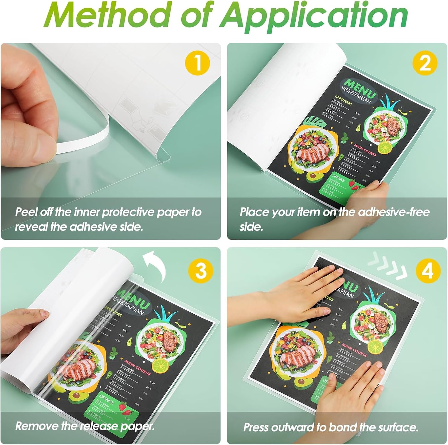 image:imageKTRIO 25 Pack Self Sealing Laminating Pouches for 4x6 Photos 10 Mil 45 x 65 Self Adhesive Laminating Sheets Thick Photo Lamination Paper Clear Laminate Sheets No Laminator Machine Needed9 x 115
