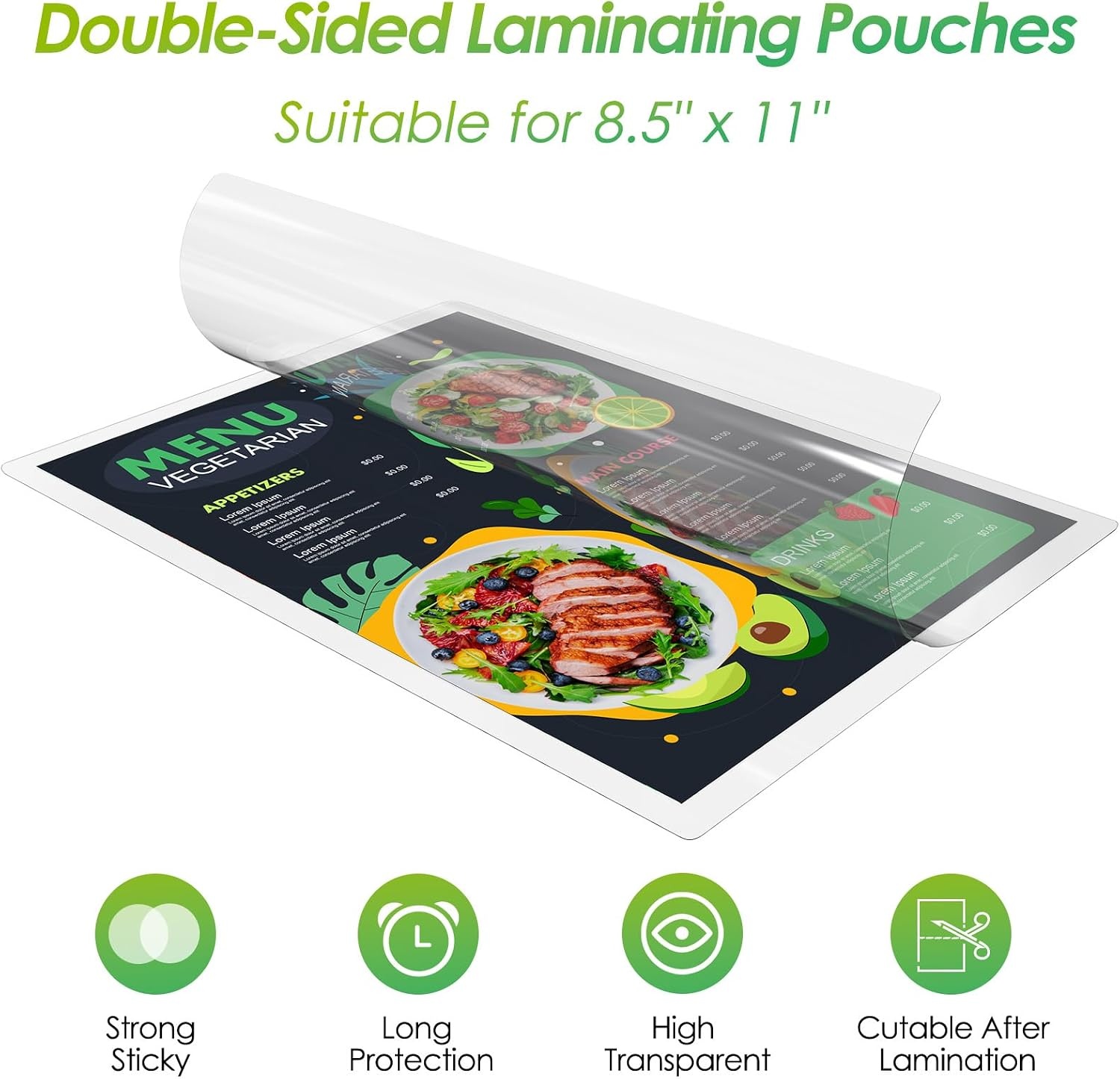 image:imageKTRIO 25 Pack Self Sealing Laminating Pouches for 4x6 Photos 10 Mil 45 x 65 Self Adhesive Laminating Sheets Thick Photo Lamination Paper Clear Laminate Sheets No Laminator Machine Needed9 x 115