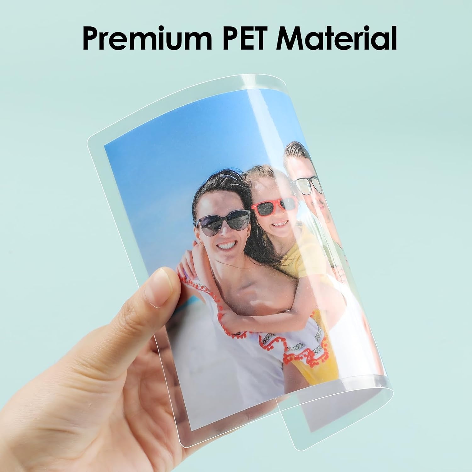image:imageKTRIO 25 Pack Self Sealing Laminating Pouches for 4x6 Photos 10 Mil 45 x 65 Self Adhesive Laminating Sheets Thick Photo Lamination Paper Clear Laminate Sheets No Laminator Machine Needed55 x 75
