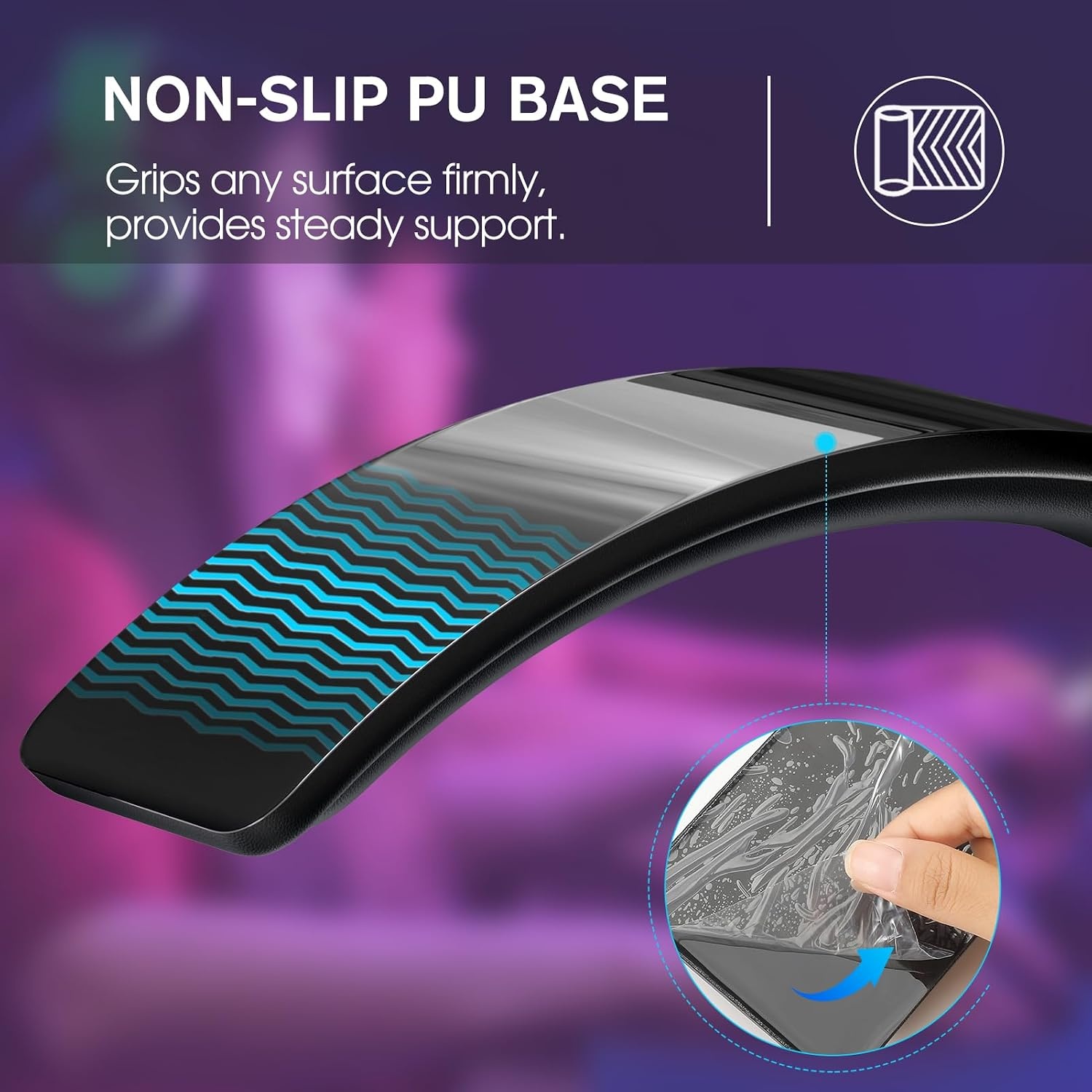 image:imageKTRIO Keyboard Wrist Rest Slow Rebound Memory Foam Wrist Rest for Mouse Water Resistant for Laptop Office amp Home