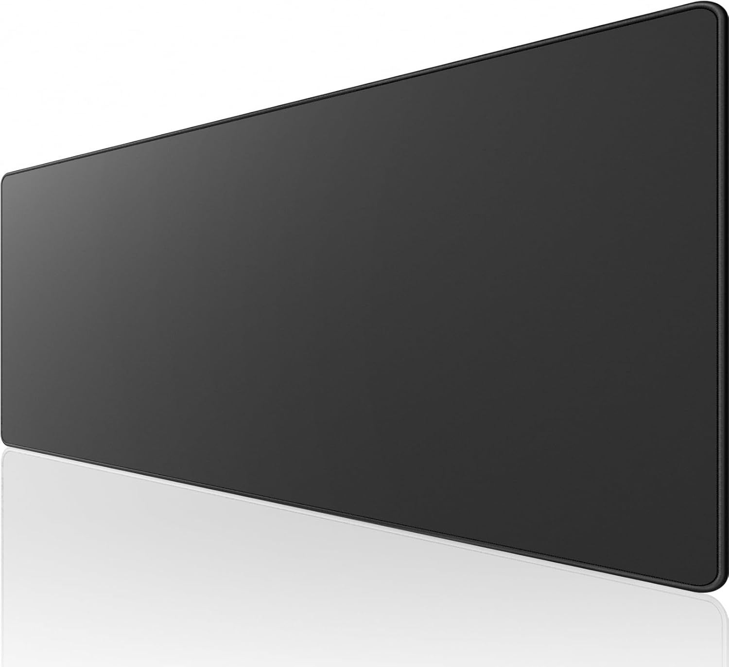 image:imageKTRIO Large Gaming Mouse Pad Desk Mat for Gamer 315 x 157 Black XXL Extended Size Design Superior MicroWeave Cloth NonSlip Rubber Base Durable Stitched Edges WaterResistant CoatingBlack Stealth