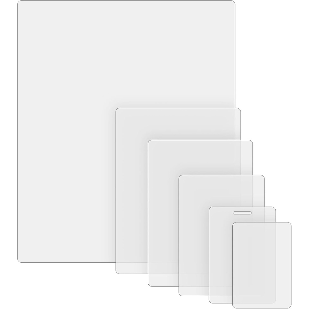 image:imageKTRIO 300 Pack Laminating Sheets 5 Mil Hold 85 x 11 inch Documents Menu Actual 9 x 115 Thermal Laminating Pouches Clear Laminate Sheets for Laminator Letter Size Lamination Paper Office SchoolVarious Sizes 150 Pack