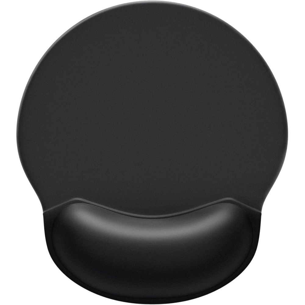 image:imageKTRIO Ergonomic Mouse Pad with Wrist Rest Comfortable Mouse Pad Wrist Support NonSlip PU Base Mousepad with Memory Foam for Pain Relief Computer Office amp Home SpecialTextured Surface Black