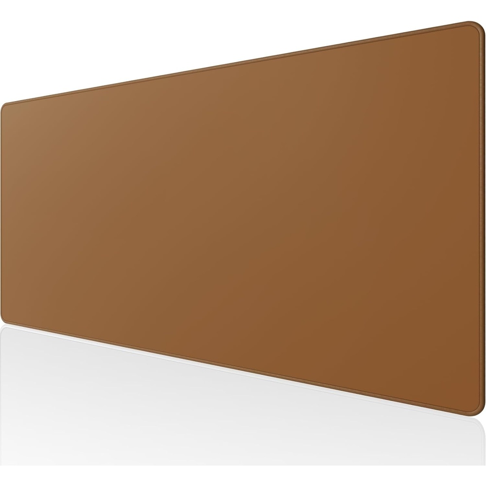 image:imageKTRIO Large Gaming Mouse Pad Desk Mat for Gamer 315 x 157 Black XXL Extended Size Design Superior MicroWeave Cloth NonSlip Rubber Base Durable Stitched Edges WaterResistant CoatingCoffee Brown