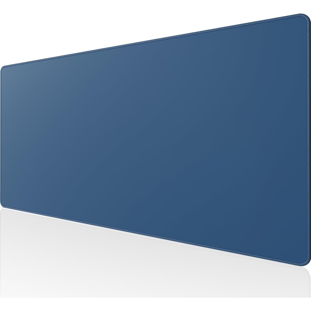 image:imageKTRIO Large Gaming Mouse Pad Desk Mat for Gamer 315 x 157 Black XXL Extended Size Design Superior MicroWeave Cloth NonSlip Rubber Base Durable Stitched Edges WaterResistant CoatingNavy Blue