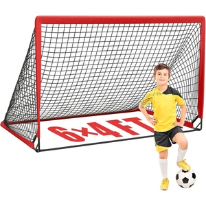 image:imageKTRIO 6x4 ft Soccer Goal for Backyard Portable Soccer Net Large Foldable Soccer Goals with Carry Bag for Kids Youth Teens SportsBasic