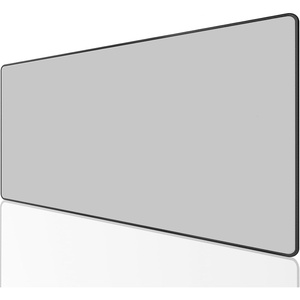 image:imageKTRIO Large Gaming Mouse Pad Desk Mat for Gamer 315 x 157 Black XXL  Extended Size Design Superior MicroWeave Cloth NonSlip Rubber Base Durable Stitched Edges WaterResistant CoatingSilver Grey