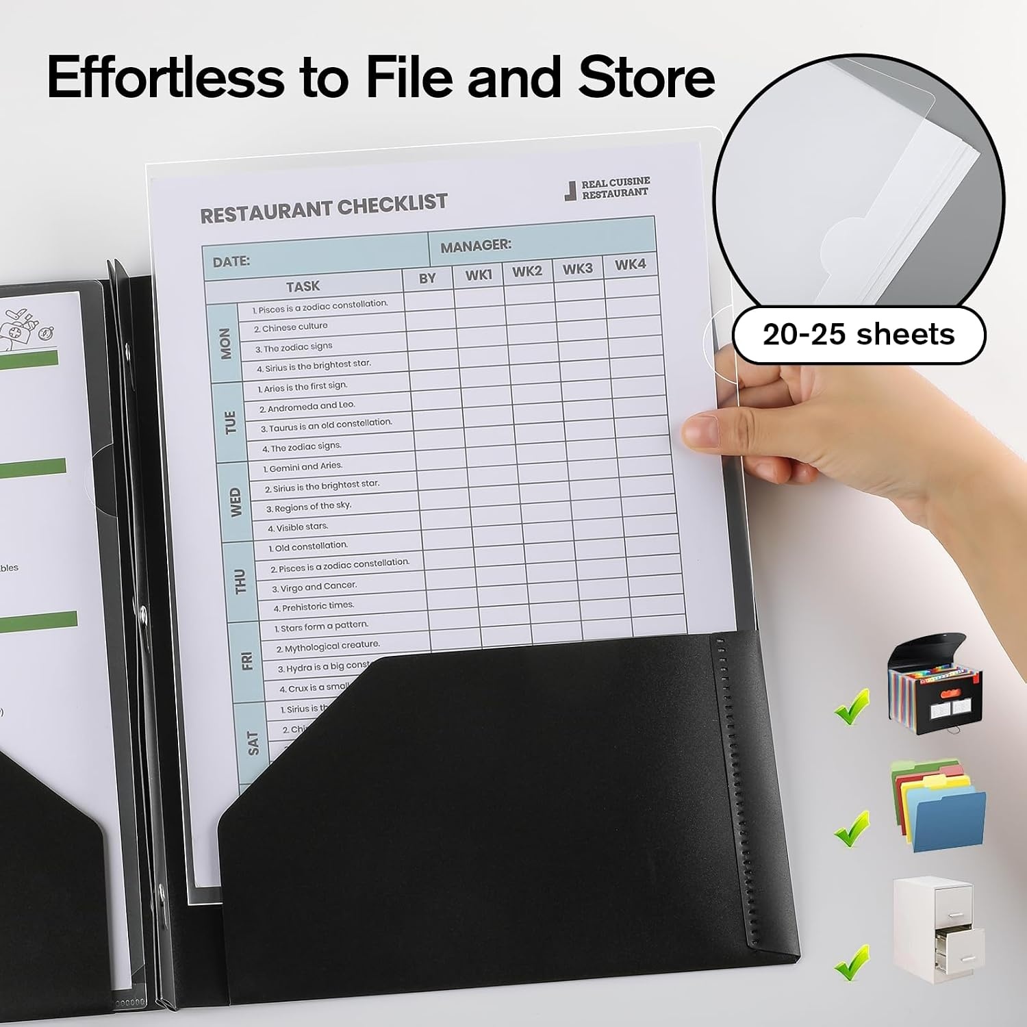 image:imageKTRIO Clear Document Folders Project Pockets for 85x11 Paper 100 Pack HeavyDuty Clear Project Pockets Transparent Letter Size Paper Sleeves LShaped Thumb Notch Design AcidFree Poly Plastic48