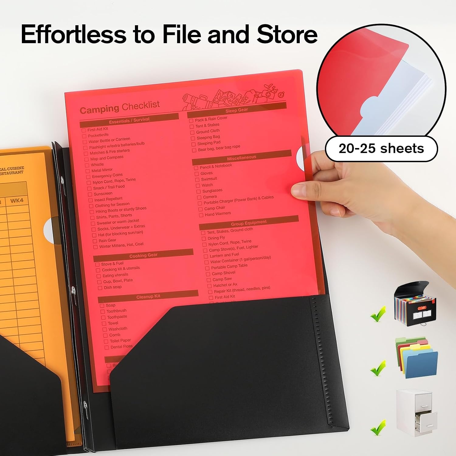 image:imageKTRIO Clear Plastic Folders Project Pockets for 85x11 Document 35 Pack HeavyDuty Paper Sleeves in 5 Soft Colors Fits Letter Size Not A4 LShaped Design with Thumb Notch for Easy Access6 Bright Colors